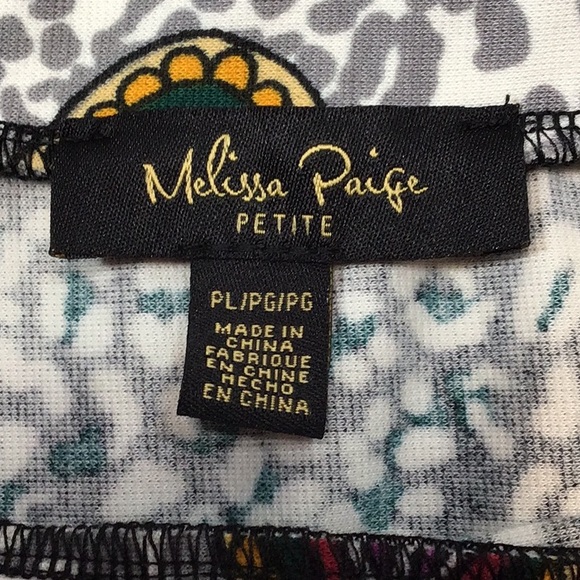 🦚Mellisa Paige ‘Paisley’ Petite Stretch Knee Length Pencil - Picture 2 of 9